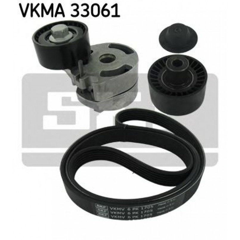 VKMA 33061 SKF Комплект доріжкового ремня